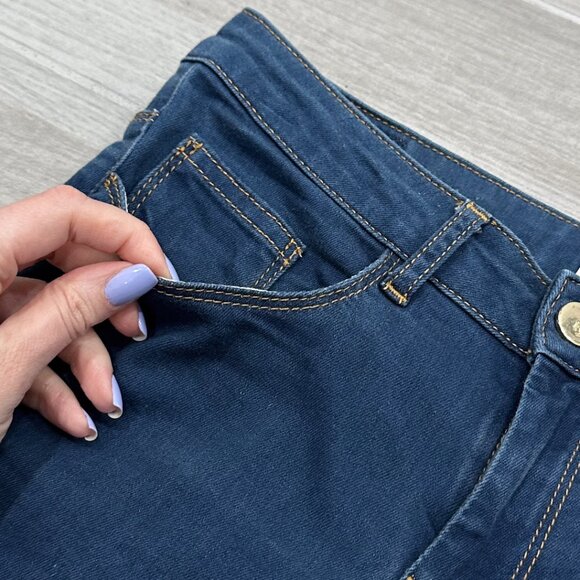 Reiss 1971 Ross Low-Rise Lightweight Stretch Skinny Jeans in Medium Blue Size 2 - Picture 4 of 14